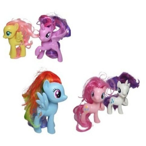 My Little Pony 5 Piece Variety Pony Figures Playset Bundle MLP Set - Picture 8 of 8